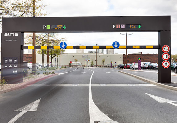 parking guidance - wireless detection - smartgrains