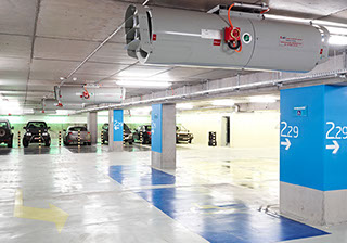 parking and tunnels jet fan system 1