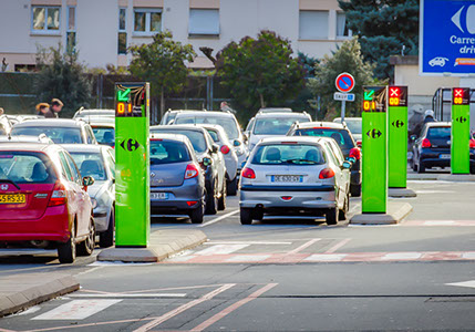 parking guidance - wireless detection - signalisatie met zonneenergie 2