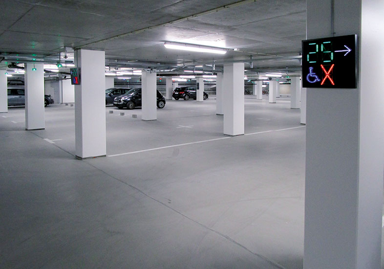 parking guidance - ultrasonic detection - displays 1