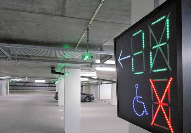 parking guidance - ultrasonic detection - displays 3